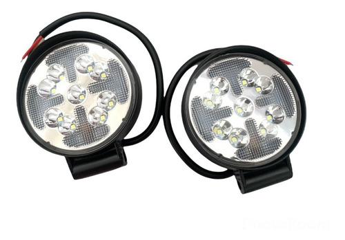 Faros De Led Ambar Blanco Con Estrobo Precio Por Par