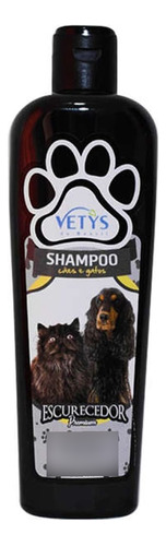 Shampoo Para Gato E Cachorro De 500 Ml Vetys Do Brasil Fragrância Escurecedor