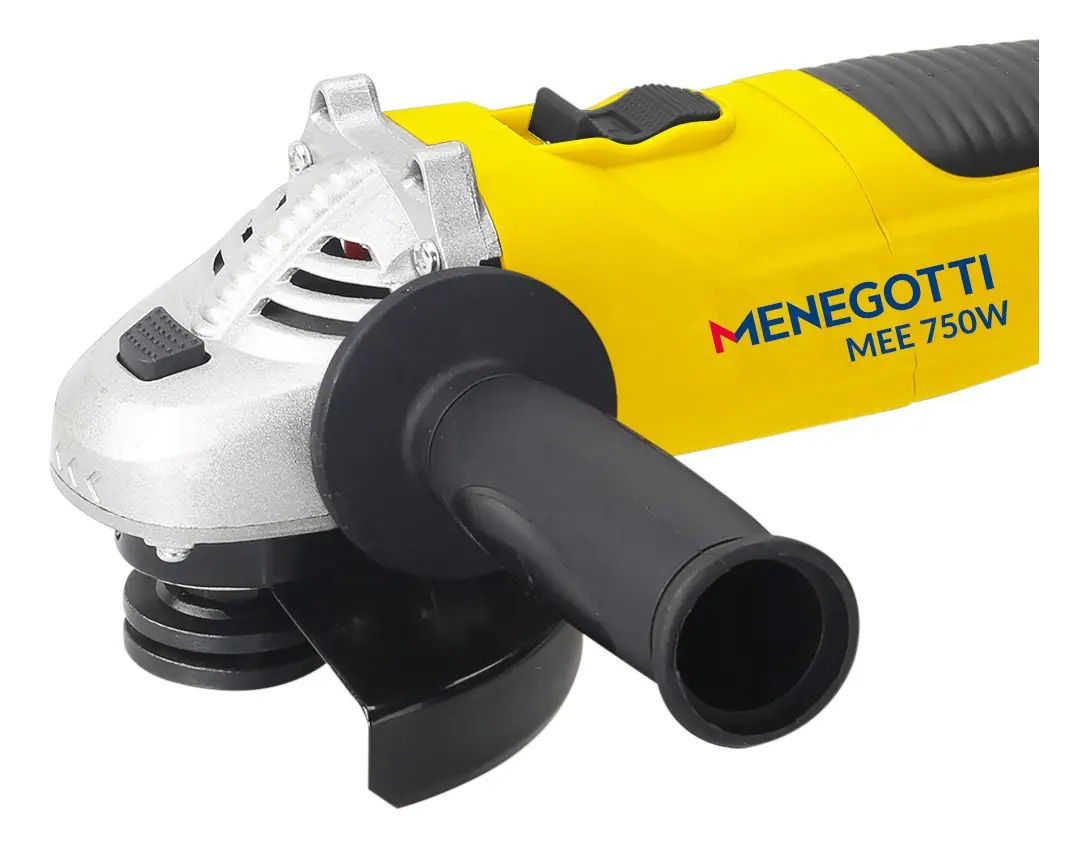 Esmerilhadeira Angular 4.1/2 750w 11.000 Rpm Mee Menegotti Cor Amarelo Frequência 60Hz