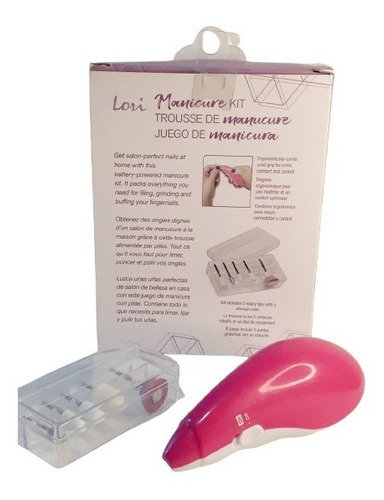Pulidor De Uñas Eléctrico Lima Acrílico Set De Manicure