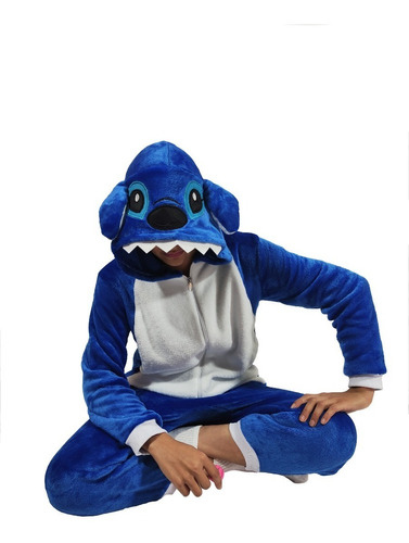 Pijama Térmica De Stitch-ángel Para Niños 