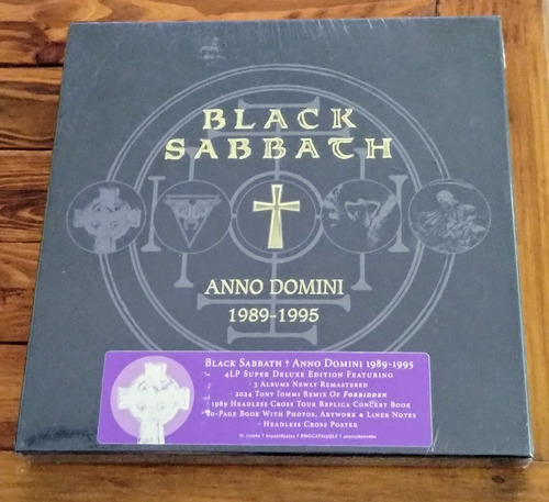 Vinilo Lp Black Sabbath Box Set Anno Domini 1989-1995 Remasterizado