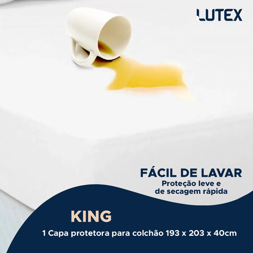 Protetor De Colchão Impermeável King Xixi Criança Kacyumara
