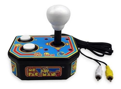 Consola MSI Entertainment Ms. Pac-Man Plug N' Play TV Arcade Standard color  negro