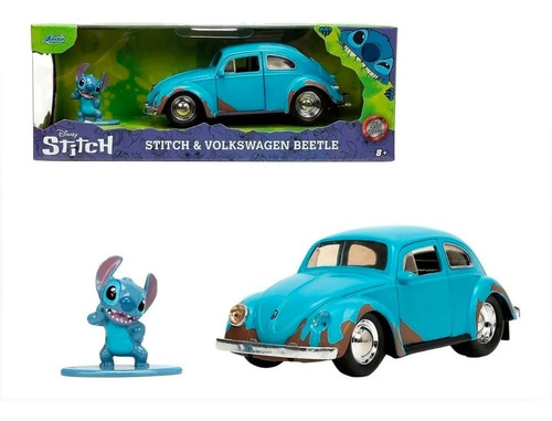 Jada Volkswagen Beetle Lilo Y Stitch Jada Toys 1:32 Vocho 