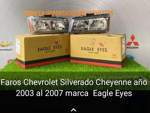 Faro Chevrolet Silverado Cheyene Aplica 2003 Hasta 2007tyc 