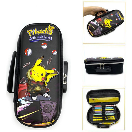 Estuche For Lápices Pokémon Con Caja De Papelería Pikachu