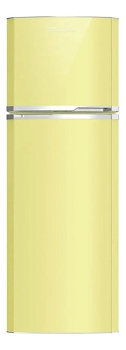 Refrigerador no frost Mabe RMA1025VMX amarillo con freezer 250L 110V
