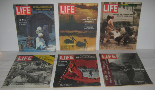 Lote 6 Revistas Life En Español Misceláneas