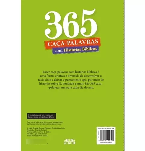 Livro Passatempo 365 Atividades Caça-Palavras II - Magic Grupo