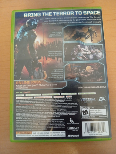 Dead Space 2 Para Xbox 360 (Usado)
