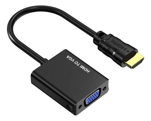 Yinker Adaptador Hdmi A Vga, Convertidor Hdmi A Vga Chapado