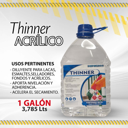 Thinner Acrilico De Galon Dispinzago / 09085