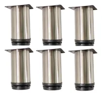 Comprar Patas Para Muebles 10 Cm Acero Inoxidable 6 Unid Regulables