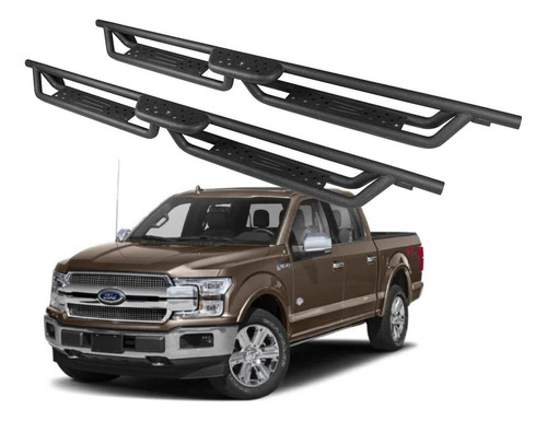 Estribos F150 Doble Cabina 2015-2020 Rock Slider Torus