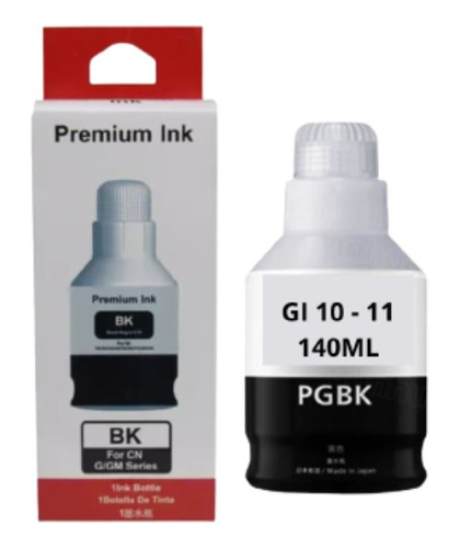 Tinta Genérica Refill Gi 10/11 G6010 G7010 G5010 G2160 G3160