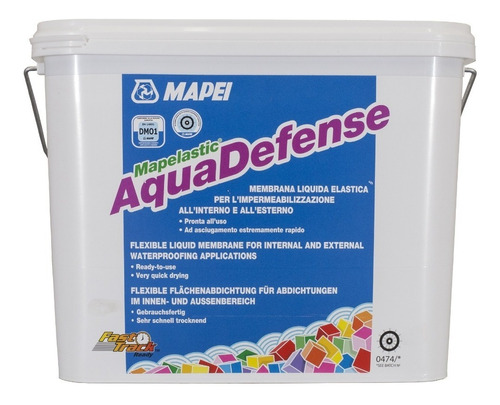 Impermeabilizante  Mapelastic Aquadefense  Balde 6.5 K Mapei