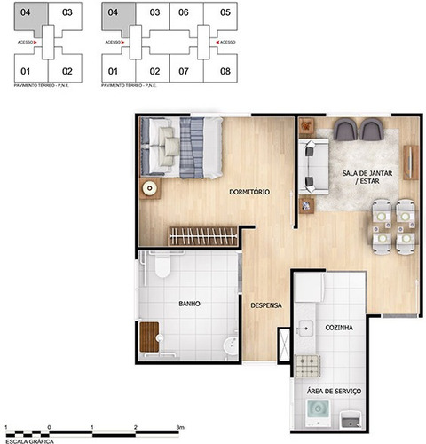 Imagem 6 de 8 de Apartamento À Venda No Bairro Praça Seca - Rio De Janeiro/rj - O-18129-30106