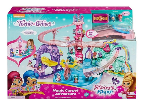 Shimmer And Shine Set  Aventura Alfombra Magica Fisher Price