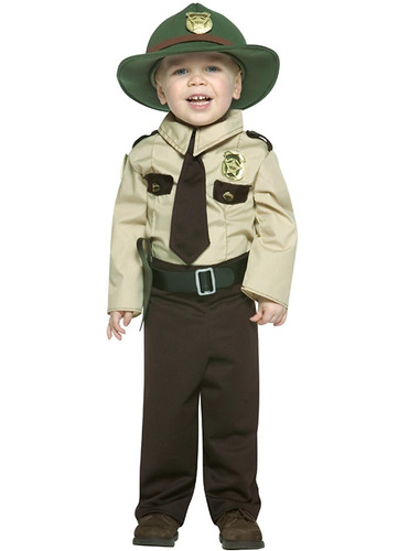 Disfraz Para Niño Policia Del Bosque Talla Toddler
