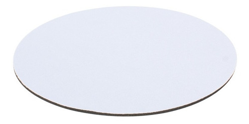 Pack 6 Mouse Pad Redondo Blanco Para Sublimación 