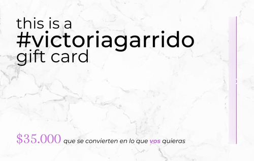 Tarjeta De Regalo Gift Card $35000 Lenceria Pijamas