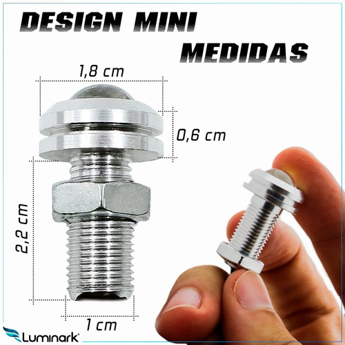 Imagem 4 de 7 de 6 Und Spot Balizador Led Chao 3w Escada Moveis Jardim Deck
