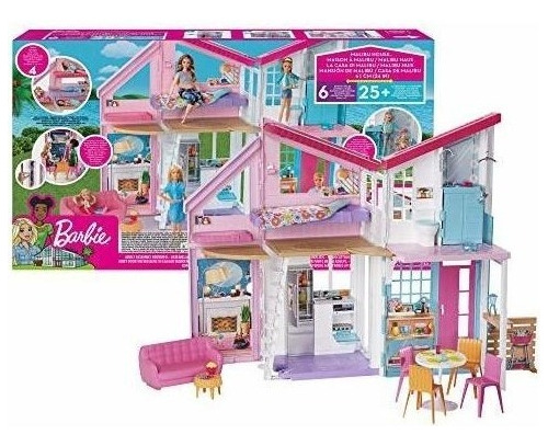 Juego De Casa Barbie Malibu