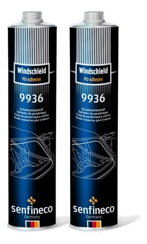 Silicona Uretano Adhesivo Parabrisas 310ml Senfineco X2