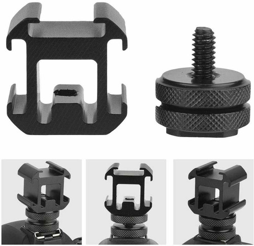 Soporte Para Zapata Camara Adaptador Triple Extendido