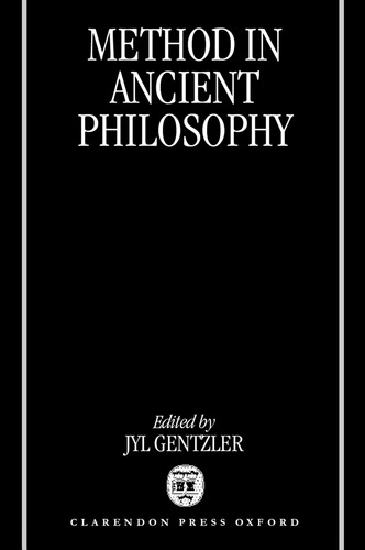 Libro Method In Ancient Philosophy-inglés