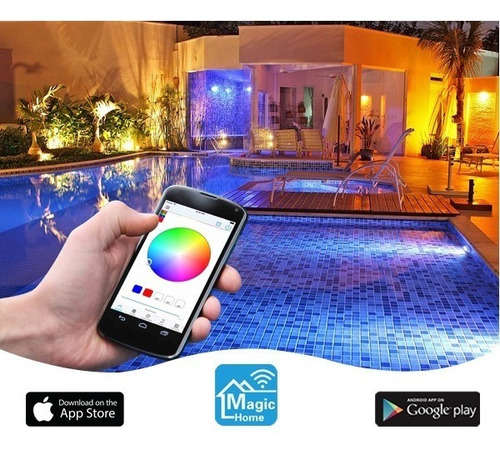 Kit 12 Refletor Led 9w Inox + Four Fix Wifi Tr-3 Sodramar