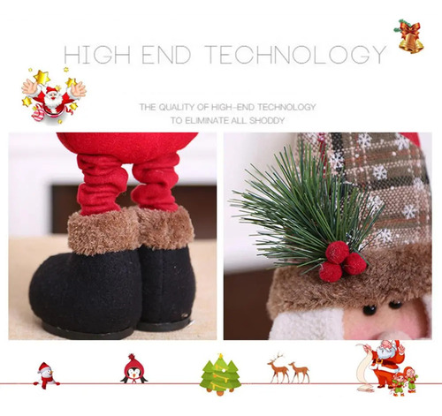 . Papá Noel Trio, Diseño Navideño De Muñeco De Nieve Con