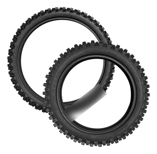 Par Pneus Borilli Mx007 Moto Medium Soft 90/100-16 70/100-19