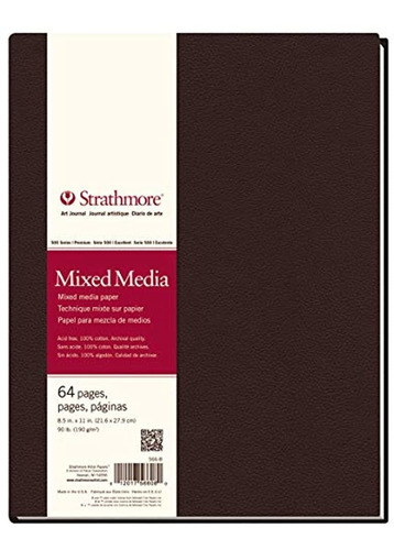 Strathmore Cuaderno De Arte Mixed Media 8.5x11'' 64 Páginas