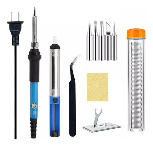 Soldering Iron Set, With Tools And Tips, 60w 110w 7 Pieces