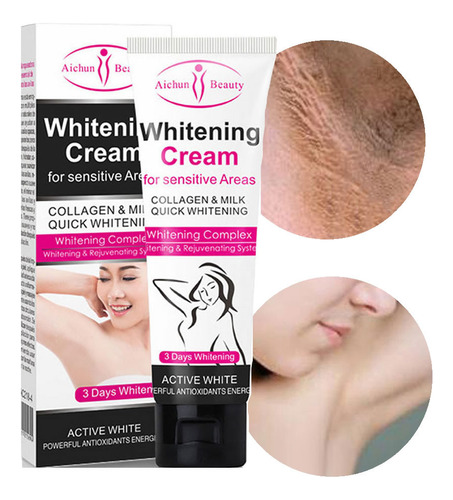 Crema Especializada Aclara Blanquea Axilas Bikini Cuello 