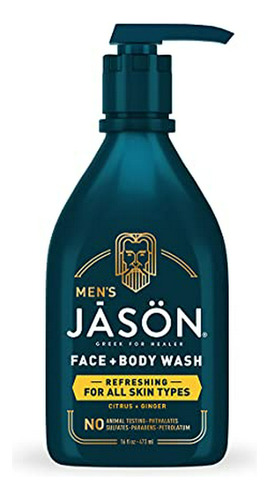 Gel Para Baño Y Ducha - Jason Men's Refreshing 2-in-1 Face &