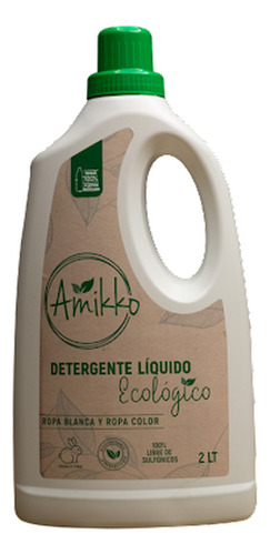 Detergente Amikko Líquido Ropa Eco X 2 Lt