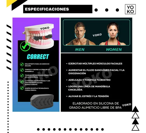 Ejercitador Mandíbula Ejercicio Adelgazar Facial Papada X1
