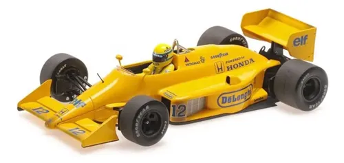 Miniatura F1 Lotus Renault 99T Ayrton Senna 1/18 Minichamps