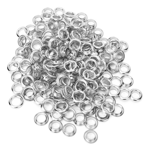 Kit De Arandelas, 100 Juegos De Ojales Metálicos De 8 Mm, Re