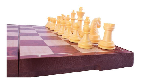 Imagen 4 de 9 de Jugo De Mesa Ajedrez Y Damas Magnéticos El Duende Azul 7416