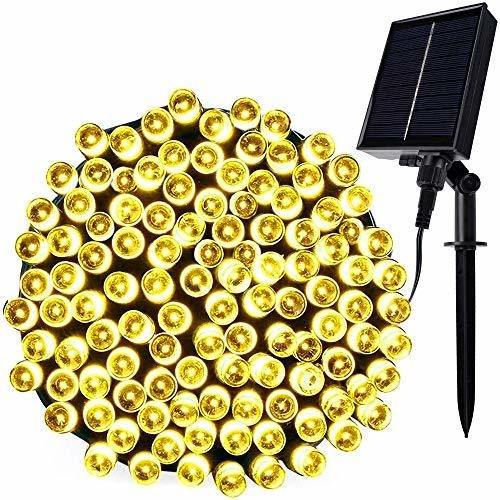 Guirnalda De Luces Solares, 98 Pies, 300 Led, 8 Modos, ...