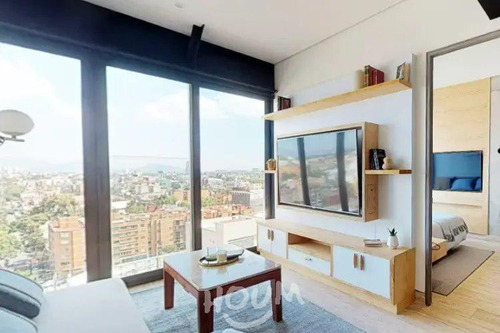 Imagen 5 de 9 de Departamento En Verónica Anzures, Miguel Hidalgo Con 1 Recámara, 34 M², Id: 42225