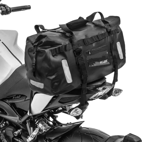 Bolso Trasero Moto Viaje Universal 45 L Impermeable Negro