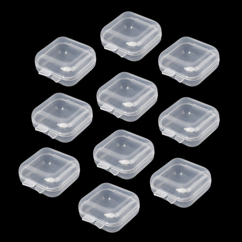 Mini Caja Transparente De Almacenamiento De Joyas, Juego De