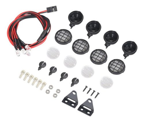 2 Barra De Luces Led Rc 4 Para Axial Scx24 Axi00001 Modelo