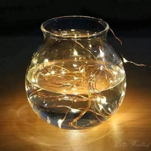 Guirnaldas Micro Led Cobre Hadas 2 Mts 20 A Pilas Incluidas