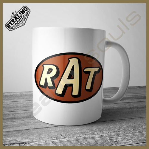 Taza | Hot Rat / Rod #007 | Mooneyes / Rat Fink / Clay Smith